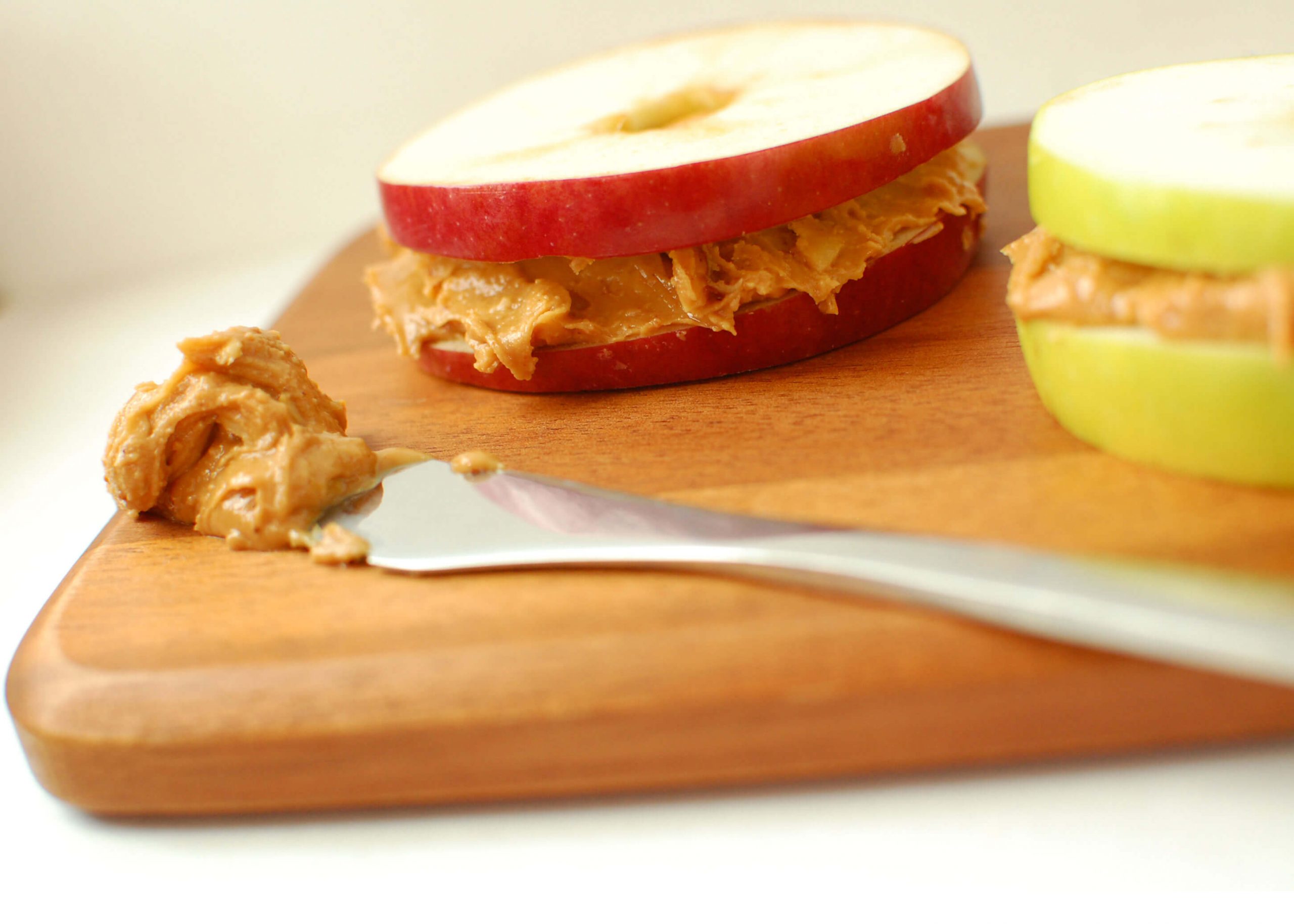 Healthy Snacking and Bonus Recipe: Almond Butter Apple Sandwiches