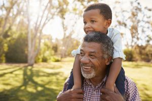 grandparent outside