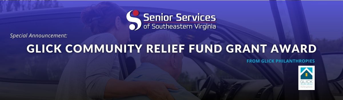 SENIOR SERVICES RECEIVES $7,500 GRANT FROM GLICK PHILANTHROPIES TO SUPPORT PERSONAL CARE FOR SENIORS