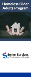 Homeless Older Adults Program brochure cover
