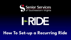 I-RIDE How to Set-up Recurring Ride