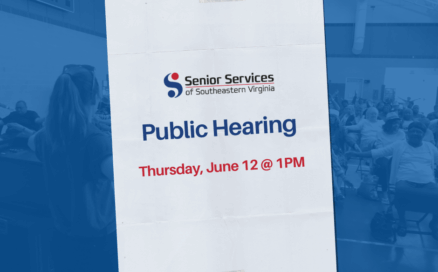Picture of public hearing announcement