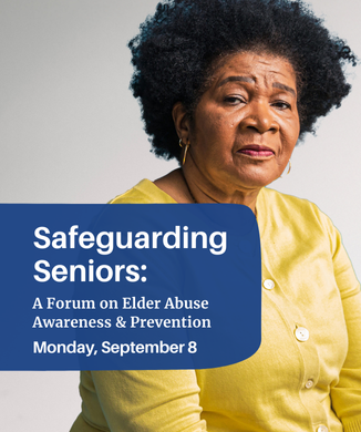 September 8 - Safeguarding Seniors Forum graphic