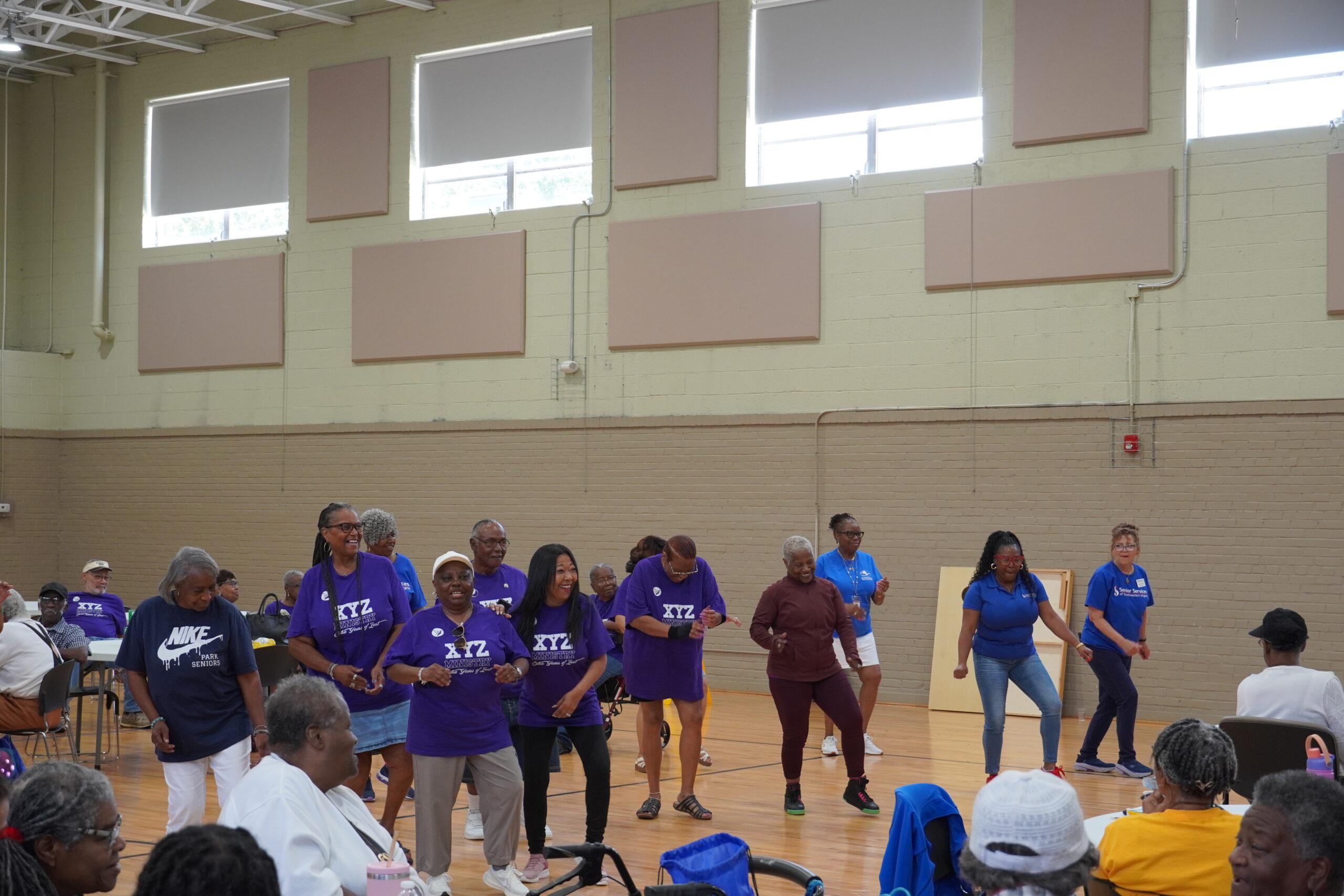 people doing line dance