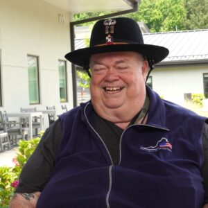 Kevin smiling