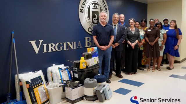 Bryant & Stratton leadership team with Senior Services