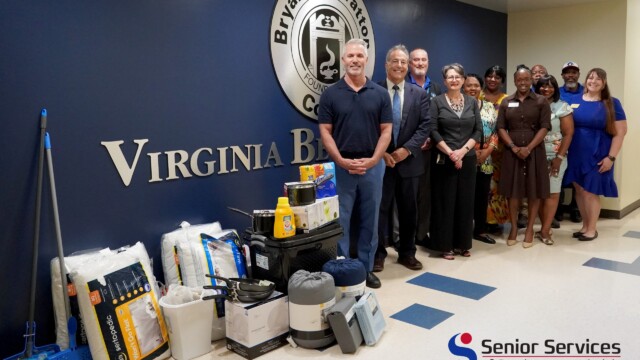 Bryant & Stratton leadership team with Senior Services