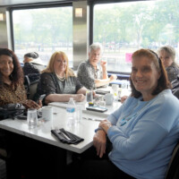 Group of volunteers smiling